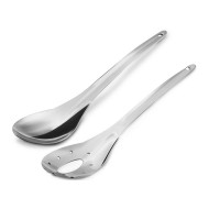 Jogo 2 Talheres 27cm Para Salada em Aço Inox